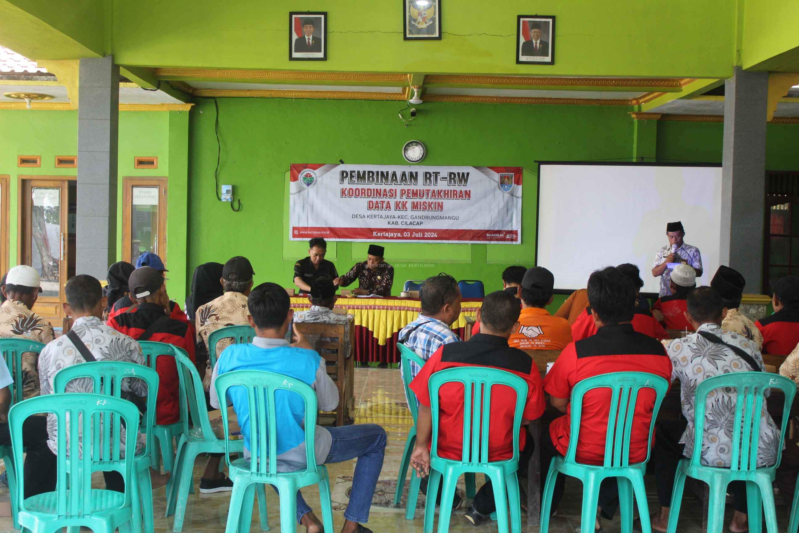 PEMBINAAN RT RW KORDINASI PEMUTAHIRAN DATA KK MISKIN