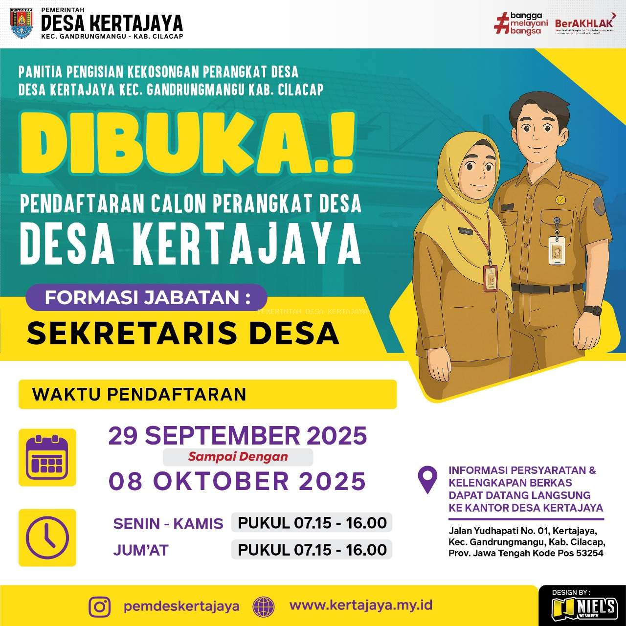 PENGUMUMAN PENGISIAN KEKOSONGAN PERANGKAT DESA